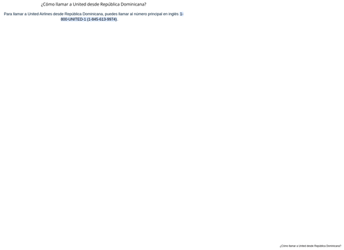 ¿Cómo llamar a United desde República Dominicana? | Visual Paradigm User-Contributed Diagrams / Designs