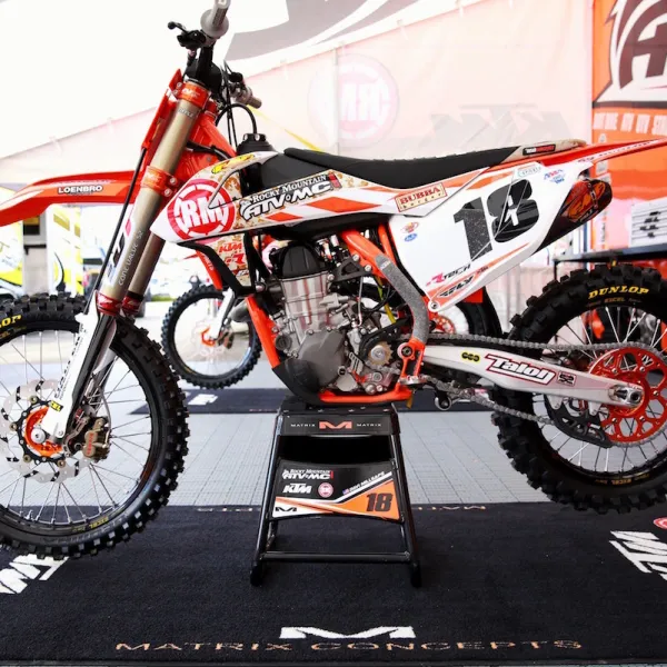 KTM graphics design services give the aesthetic look to the bike