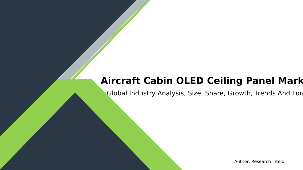 Aircraft Cabin OLED Ceiling Panel Market Research Report 2033