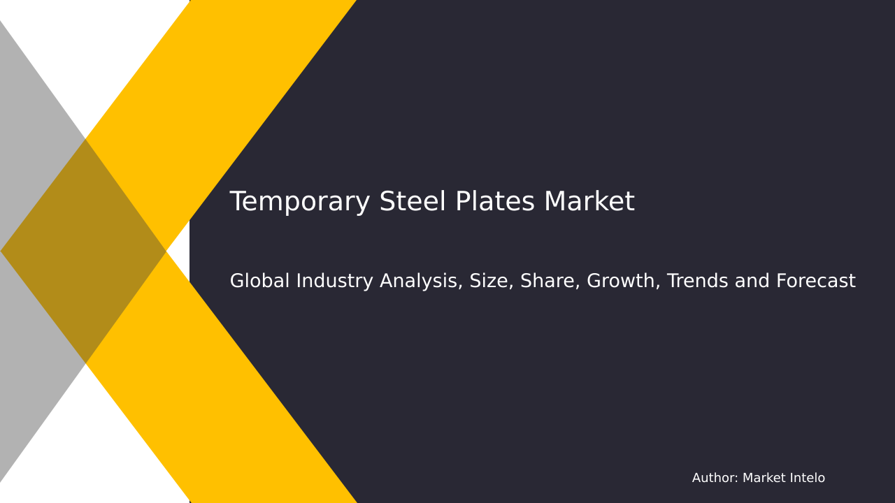 Temporary Steel Plates Market Research Report 2033
