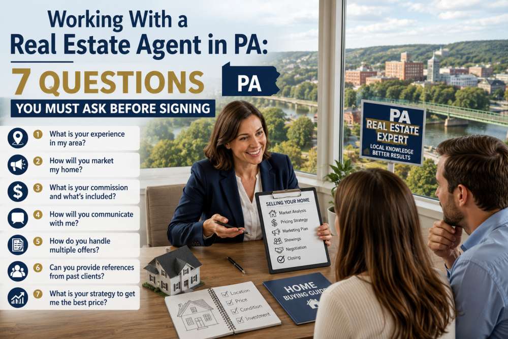 Working With a Real Estate Agent in PA: 7 Questions You Must Ask Before Signing - USA Magazine