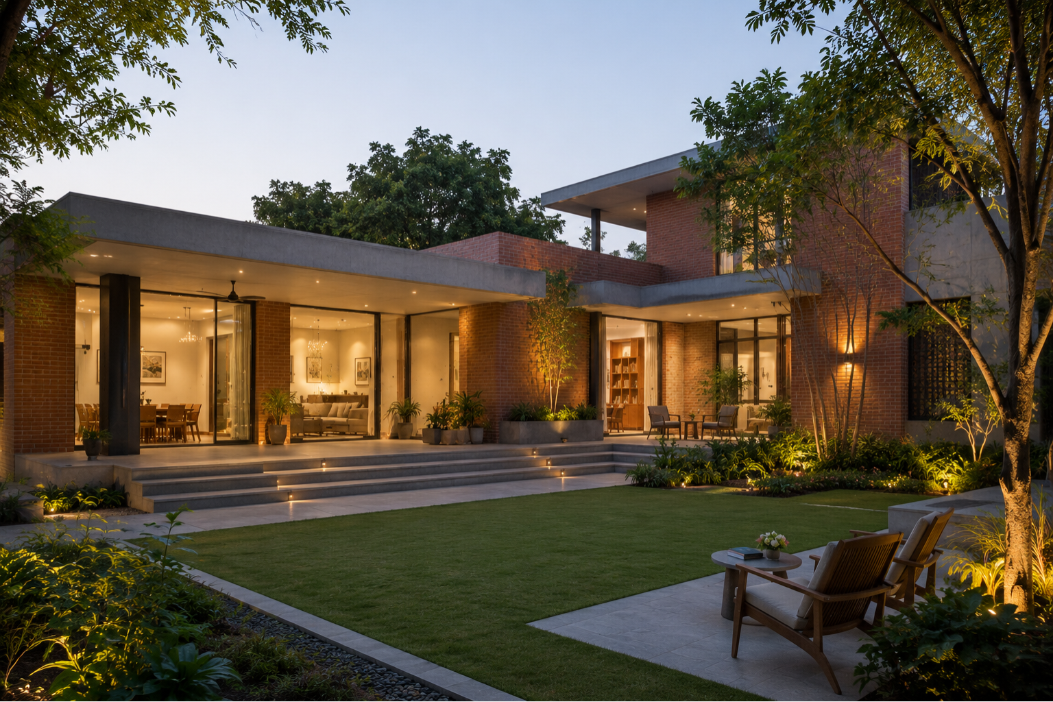 Low-Rise Residential Architecture in Gurgaon - Villas & Homes