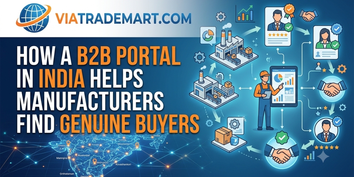 How a B2B Portal in India Helps Manufacturers Find Genuine Buyers