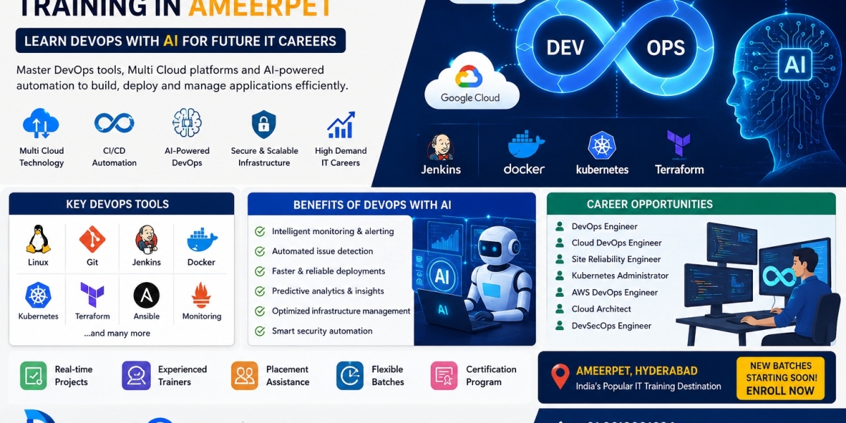 DevOps Training in Ameerpet – Build a Future-Ready Career with AI-Powered DevOps Skills