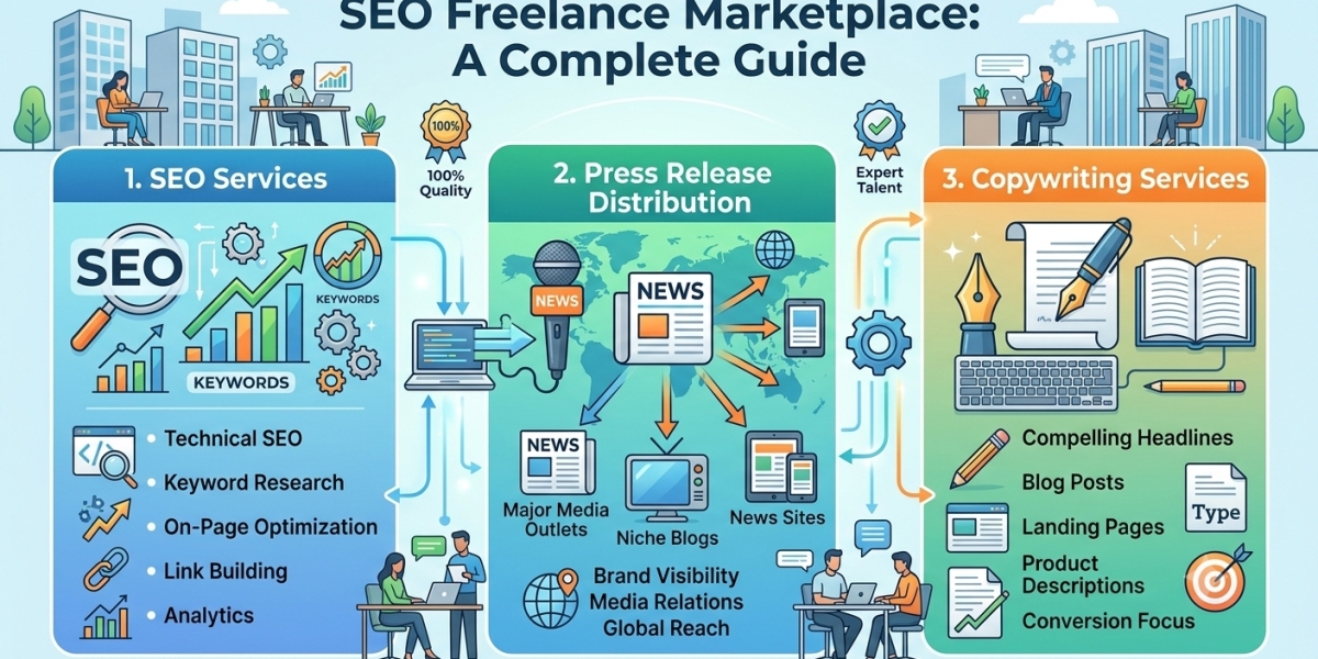 SEO Freelance Marketplace: A Complete Guide to SEO Services, Press Release Distribution, and Copywriting Services