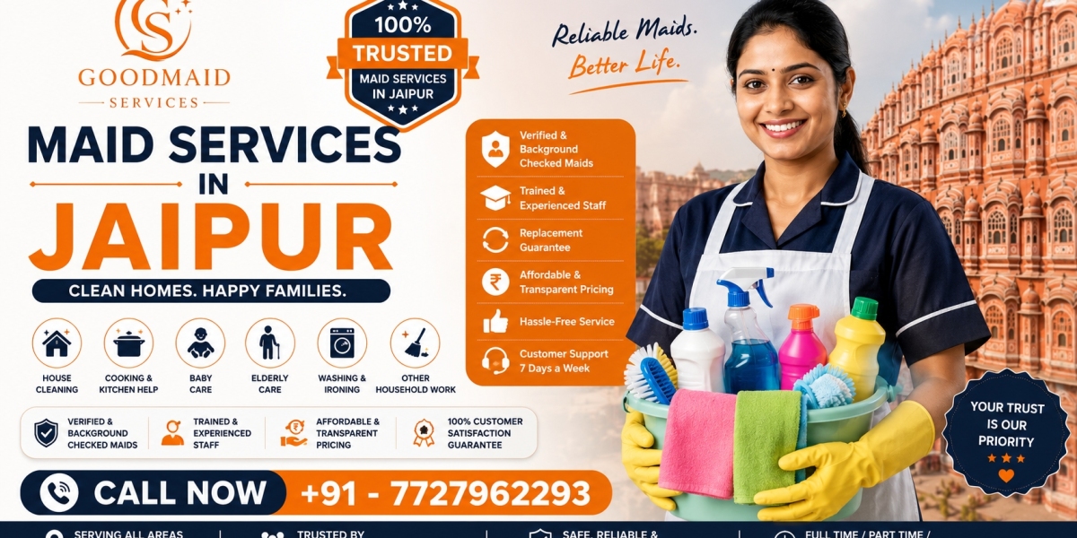Reliable Maid Support for Home Cleaning: Good Maids Service in Jaipur