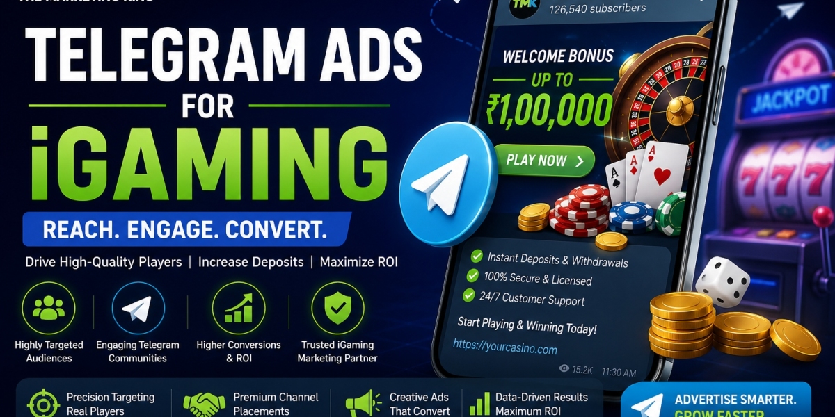 Telegram Ads for iGaming | Reach High-Quality Players with The Marketing King