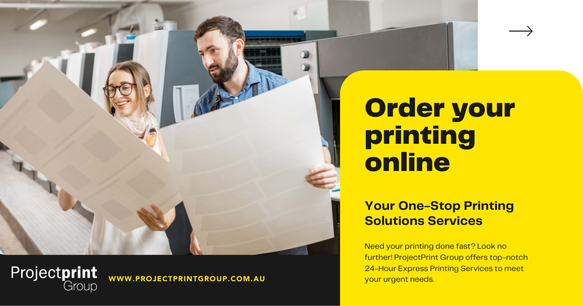 Order Express Printing Online | Express Printing Service Australia | 24-48 Hour Printing Production | ProjectPrint Group