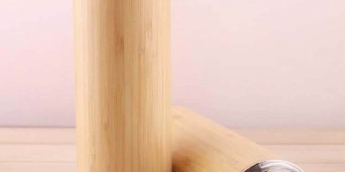 Aijunware Bamboo Thermos Flask for Natural Everyday Temperature Balance