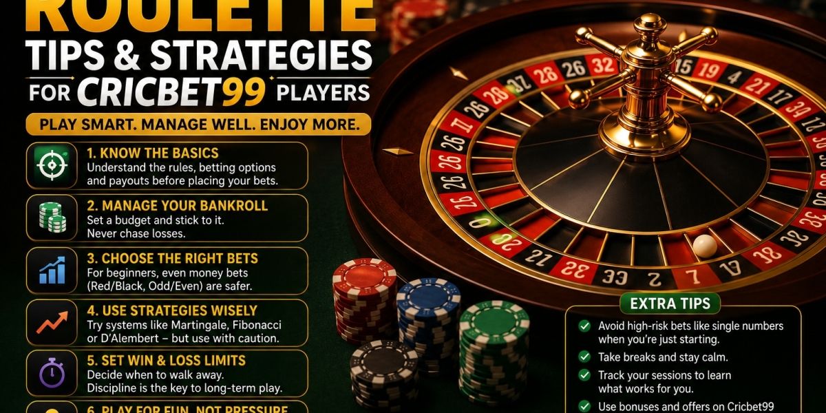 Top Roulette Tips and Strategies for Cricbet99 Players | Play Smarter