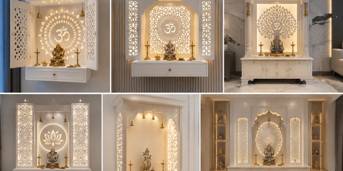 Latest Corian Mandir Designs: Modern Ideas to Create a Divine Space at Home