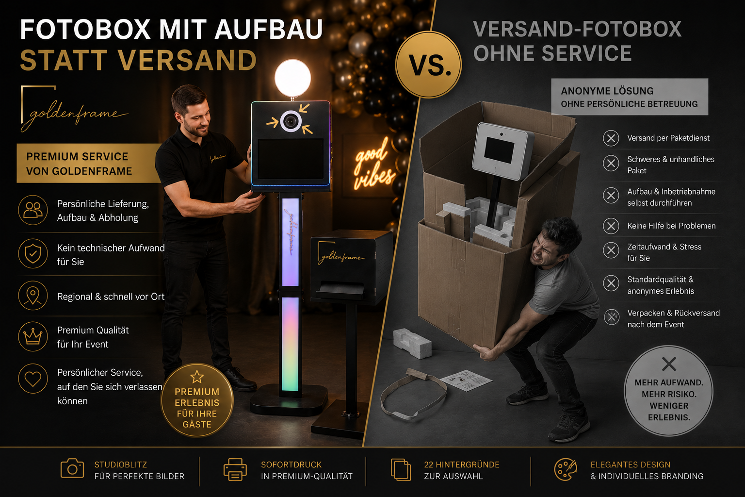 Premium-Fotobox Oberösterreich | Hochzeitsfotobox Oberösterreich