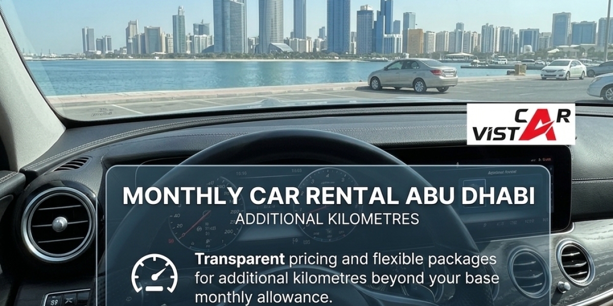 What happens if I exceed the mileage allowance on an Monthly Car Rental in Abu Dhabi?
